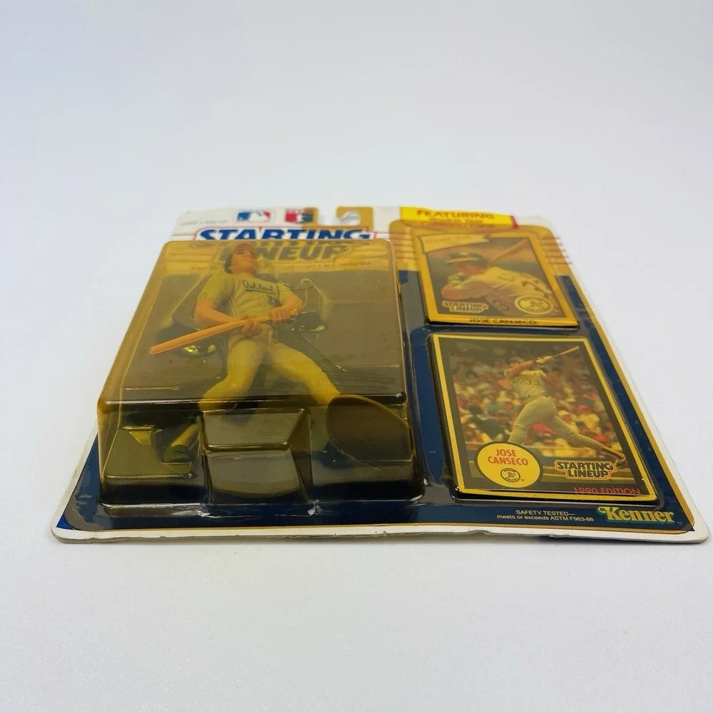 1989 Kenner Starting Lineup MLB Jose Canseco Oakland Athletics Rookie Card